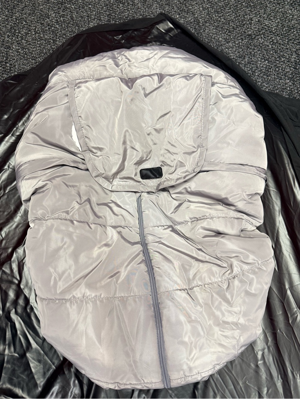 Light Gray stroller/car seat winter cover